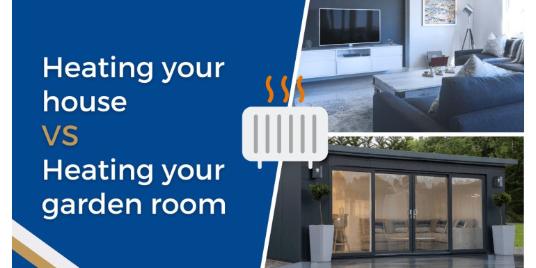 Cost comparison - heating your house vs heating your garden room