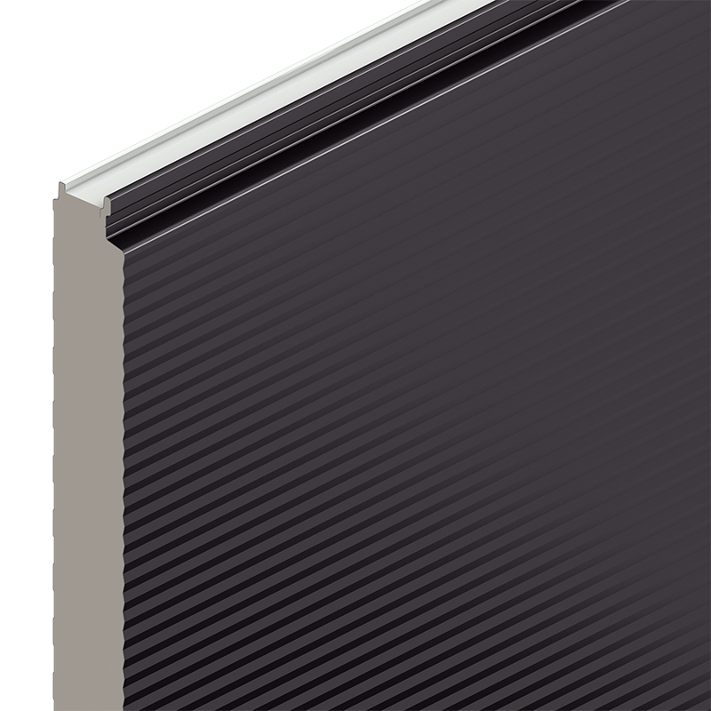 QuadCore KS1000MR Micro Rib Wall Panel - Black Color XL Forte Black